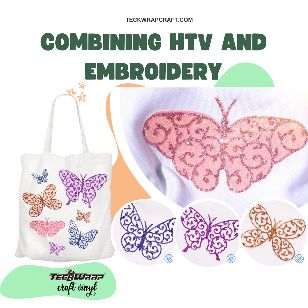 Combining HTV And Embroidery