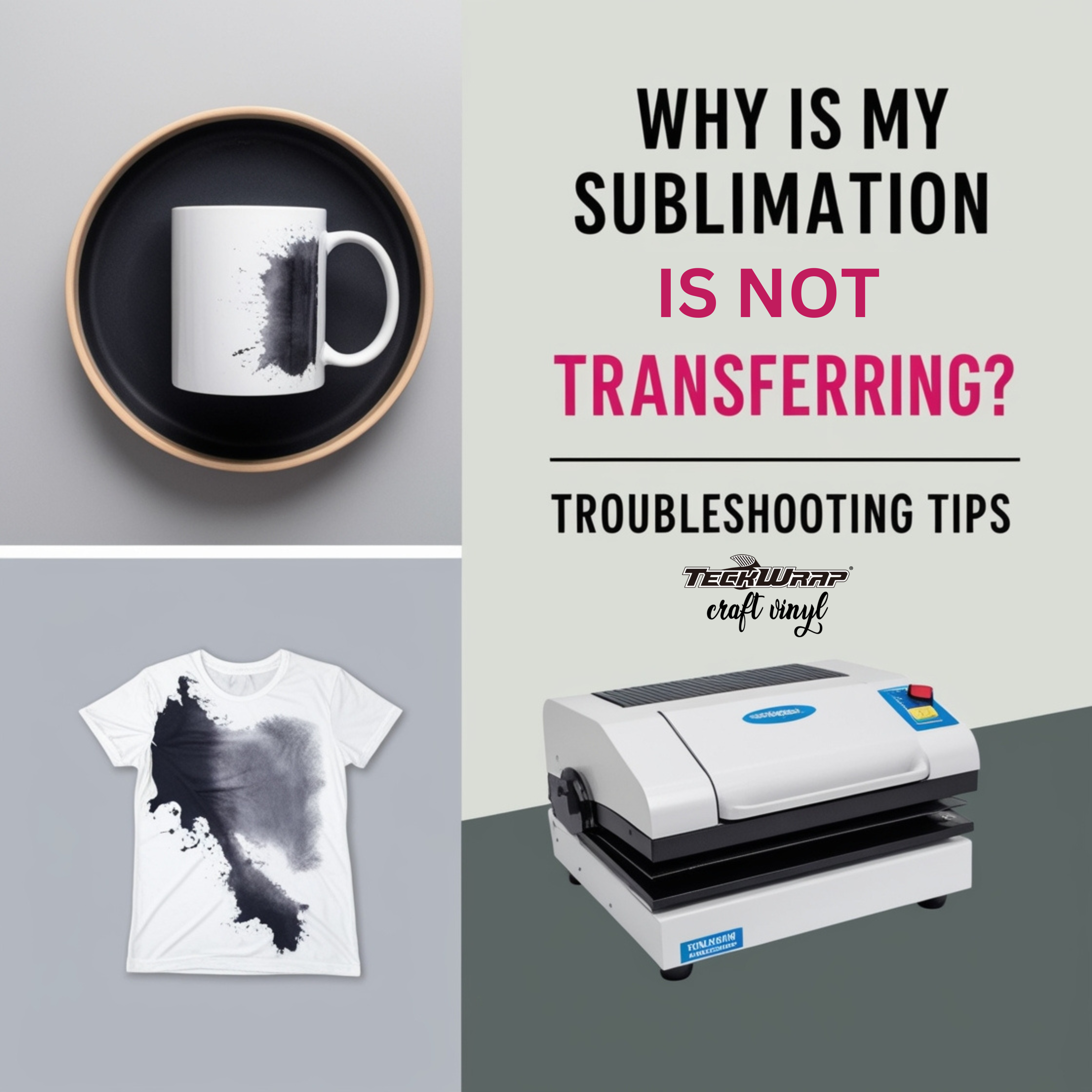 Why Is My Sublimation Not Transferring? Sublimation Facts & More