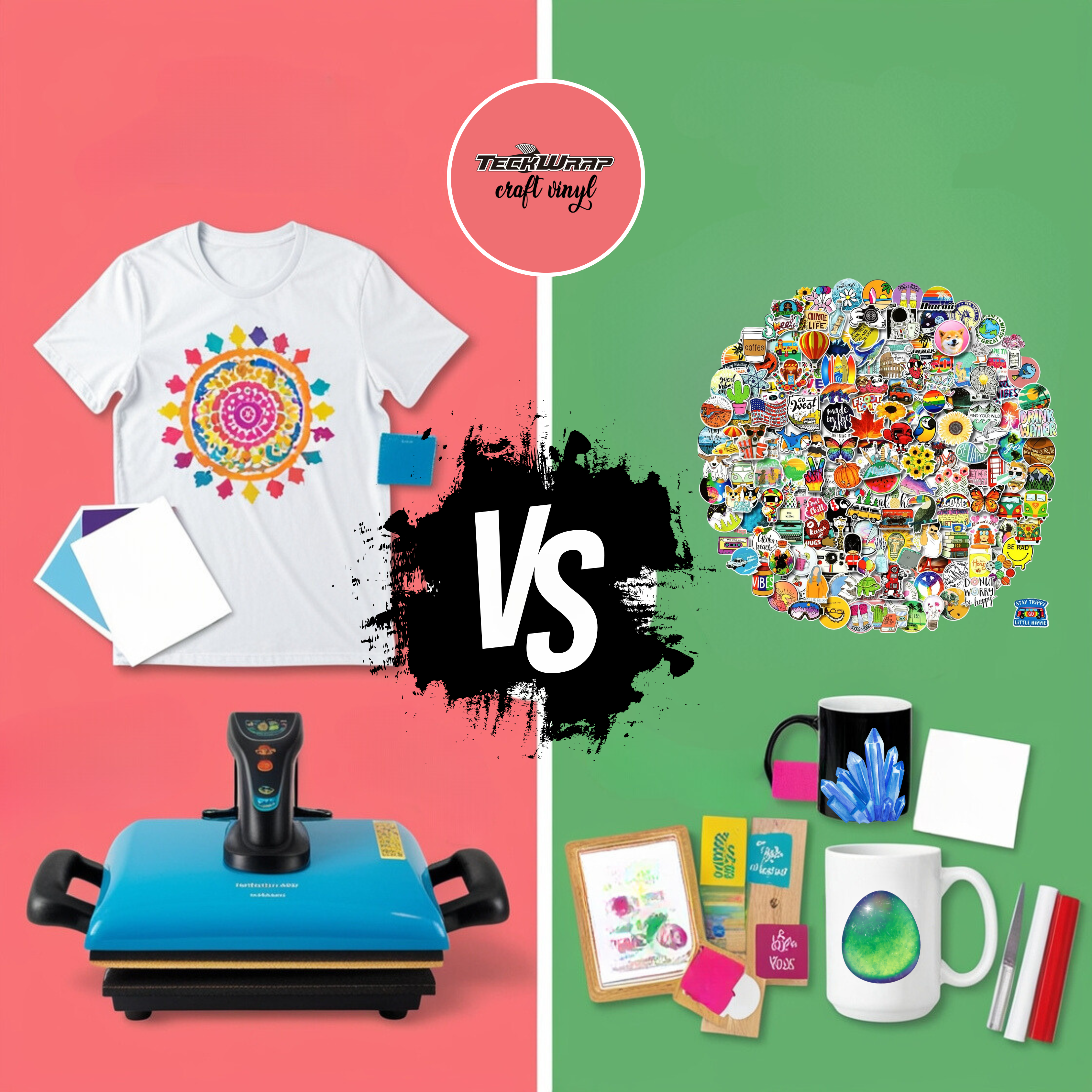 HTV vs Adhesive Vinyl