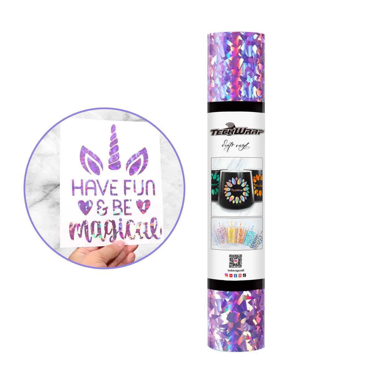 HOLOGRAPHIC SPARKLE Adhesive Craft Vinyl (TeckwrapCraft) – 7OneStudio