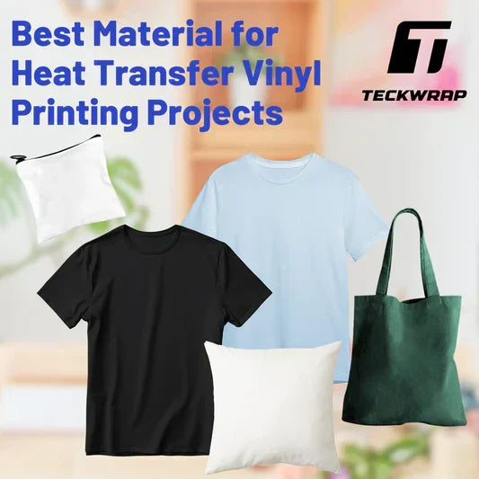 Best Material for Heat Transfer Vinyl Printing Projects Banner