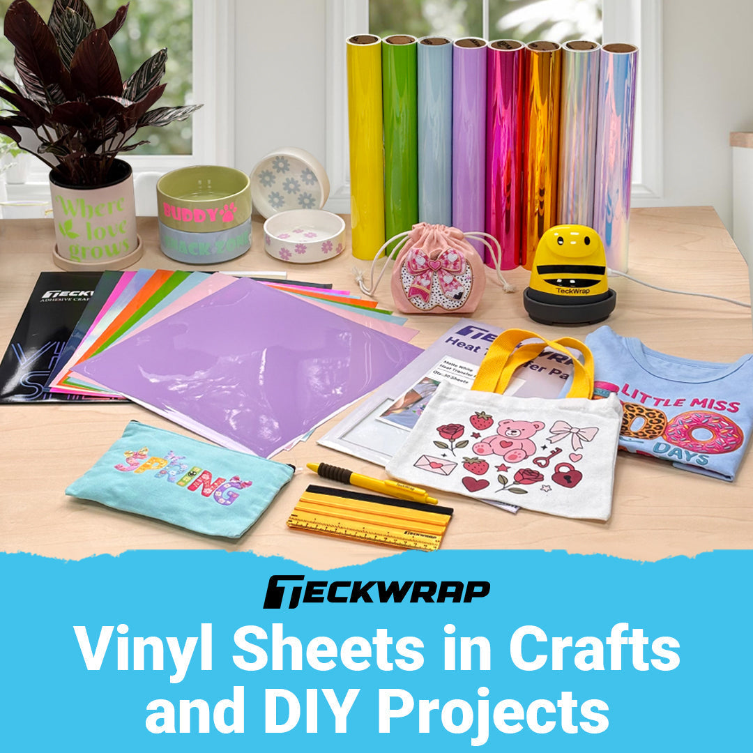 Vinyl Sheets In Crafts & DIY Projects Banner
