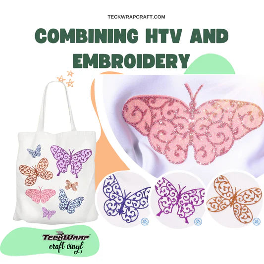 Combining HTV And Embroidery - Step By Step Guide – TeckWrapCraft