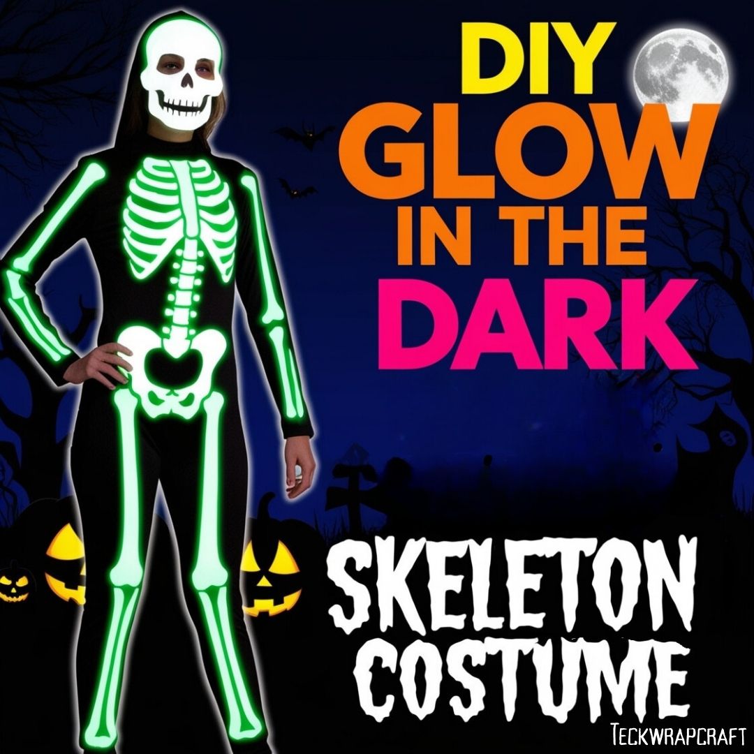 How to Make Glow In The Dark Skeleton Costume