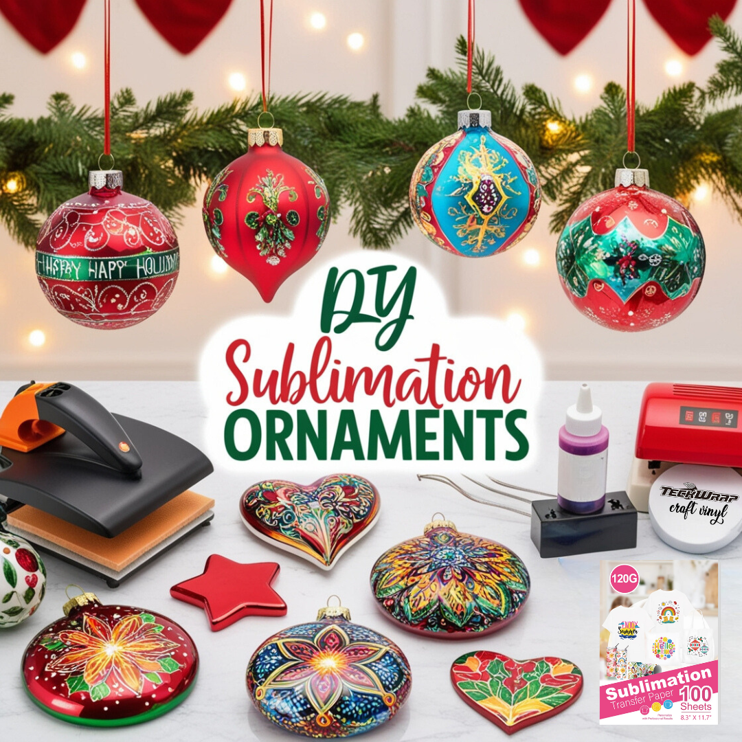 DIY sublimation ornaments