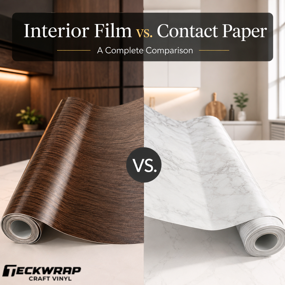 Interior Film vs. Contact Paper: A Complete Comparison Banner
