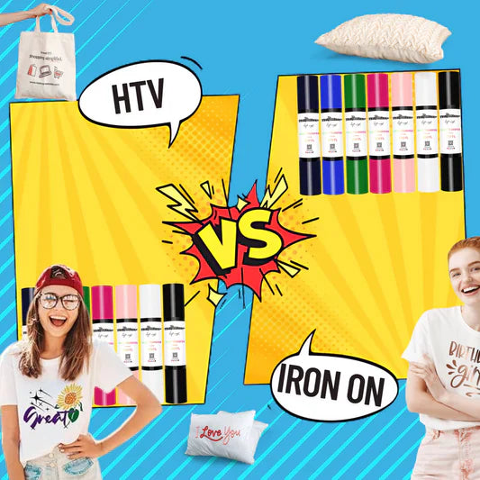 Heat Transfer Vinyl vs Iron On: Is There a Difference? banner