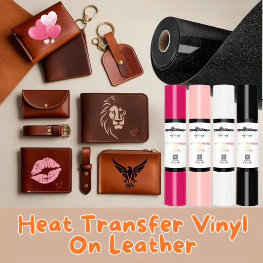 Heat Transfer Vinyl On Leather Step By Step Guide Banner
