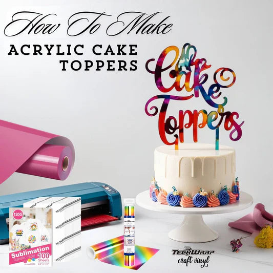 How To Make Acrylic Cake Toppers Banner