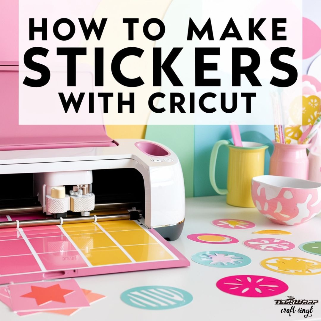 How to make stickers with cricut