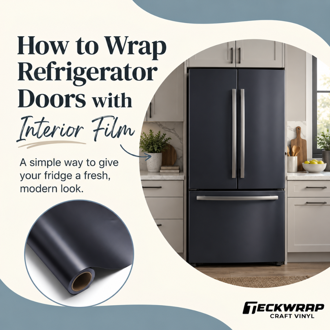 How to Wrap Refrigerator Doors with Interior Film? Banner