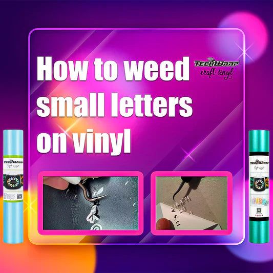 How To Weed Small Letters On Vinyl - Like A Pro! banner