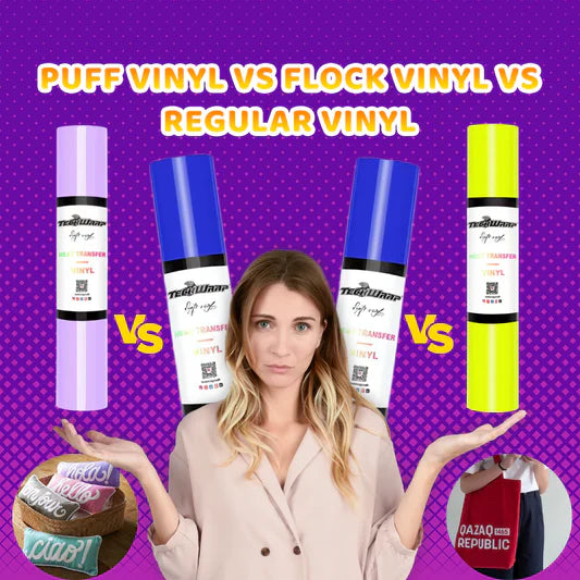 Puff Vinyl VS Flock Vinyl VS Regular Vinyl Banner