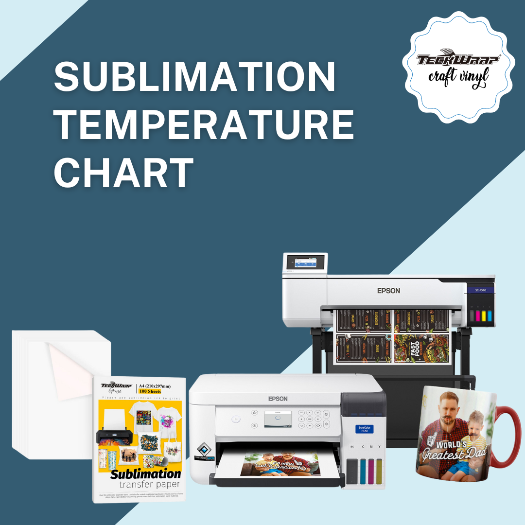 Sublimation Temperature Chart