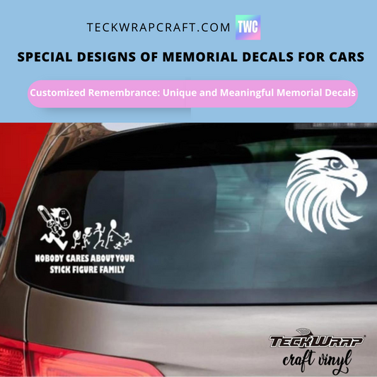 Special Designs Of Memorial Decals For Cars
