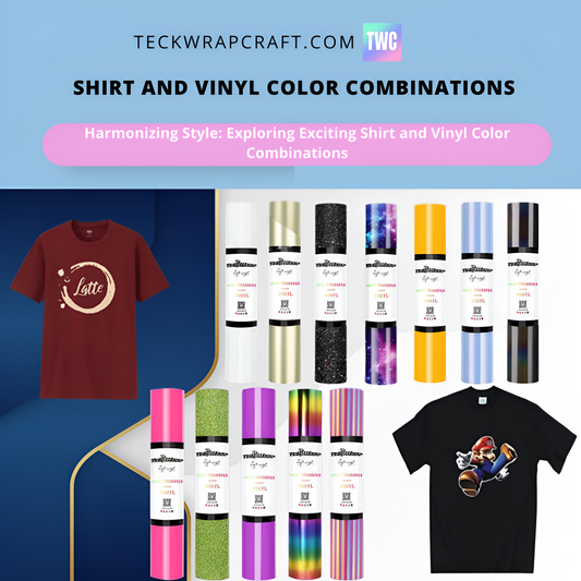 Shirt And Vinyl Color Combinations