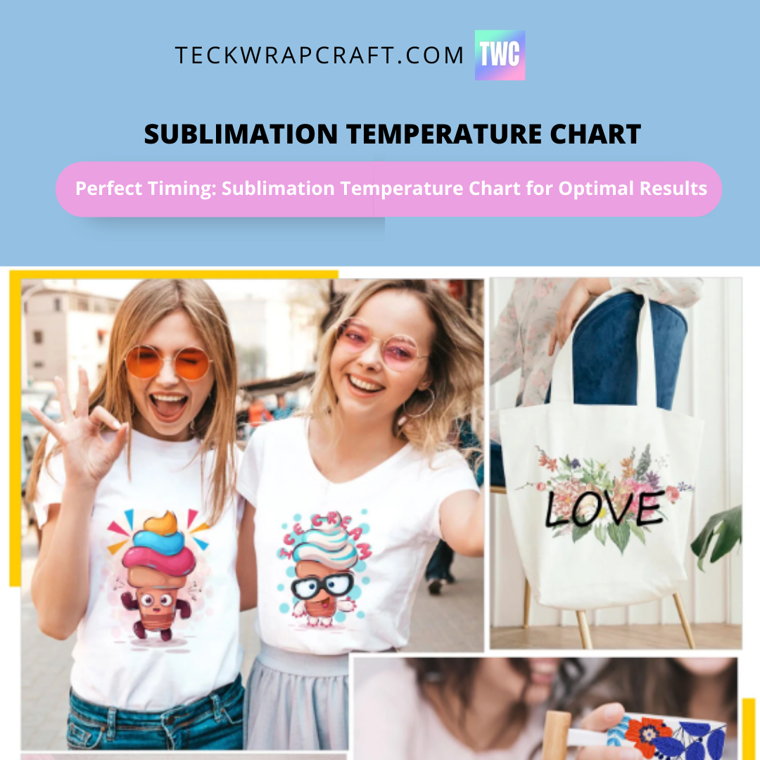 Sublimation Temperature Chart
