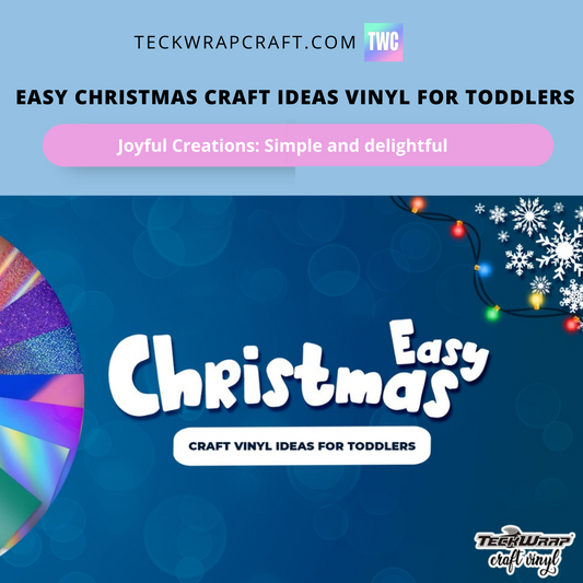 Easy Christmas Craft Vinyl Ideas For Toddlers