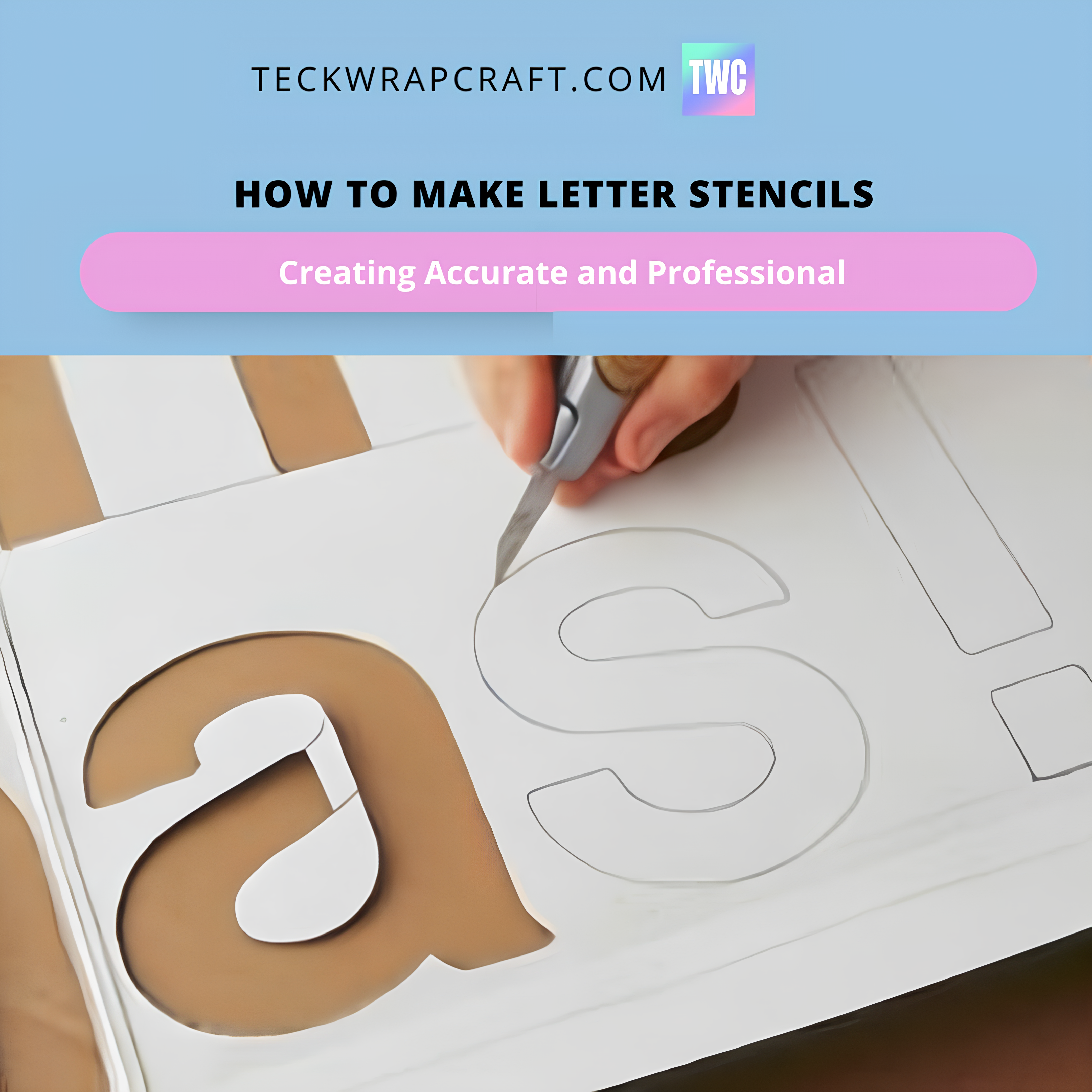 How To Make Letter Stencils With Flawless Precision