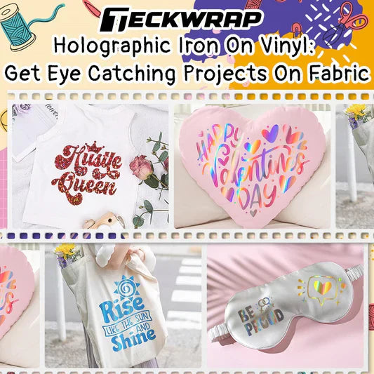 Holographic Iron On Vinyl: Get Eye Catching Projects On Fabric Banner