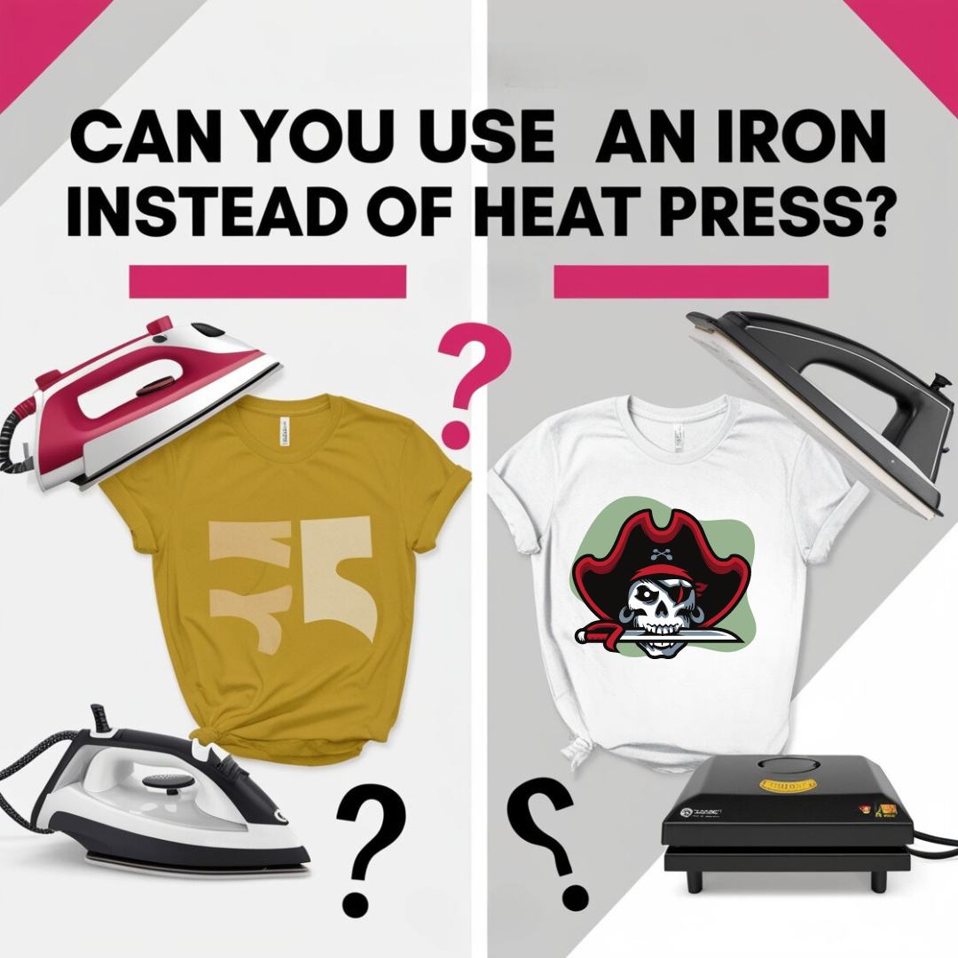 can you use an iron instead of heat press