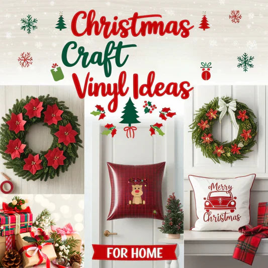 Christmas Craft Vinyl Ideas For Home banner