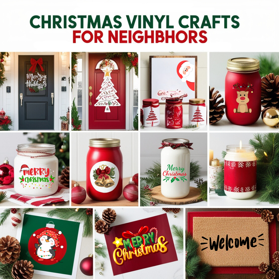 christmas vinyl crafts for neighbors