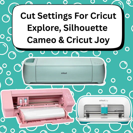 Cut Settings For Cricut Explore, Silhouette Cameo & Cricut Joy For TechWrap Craft Vinyl Banner