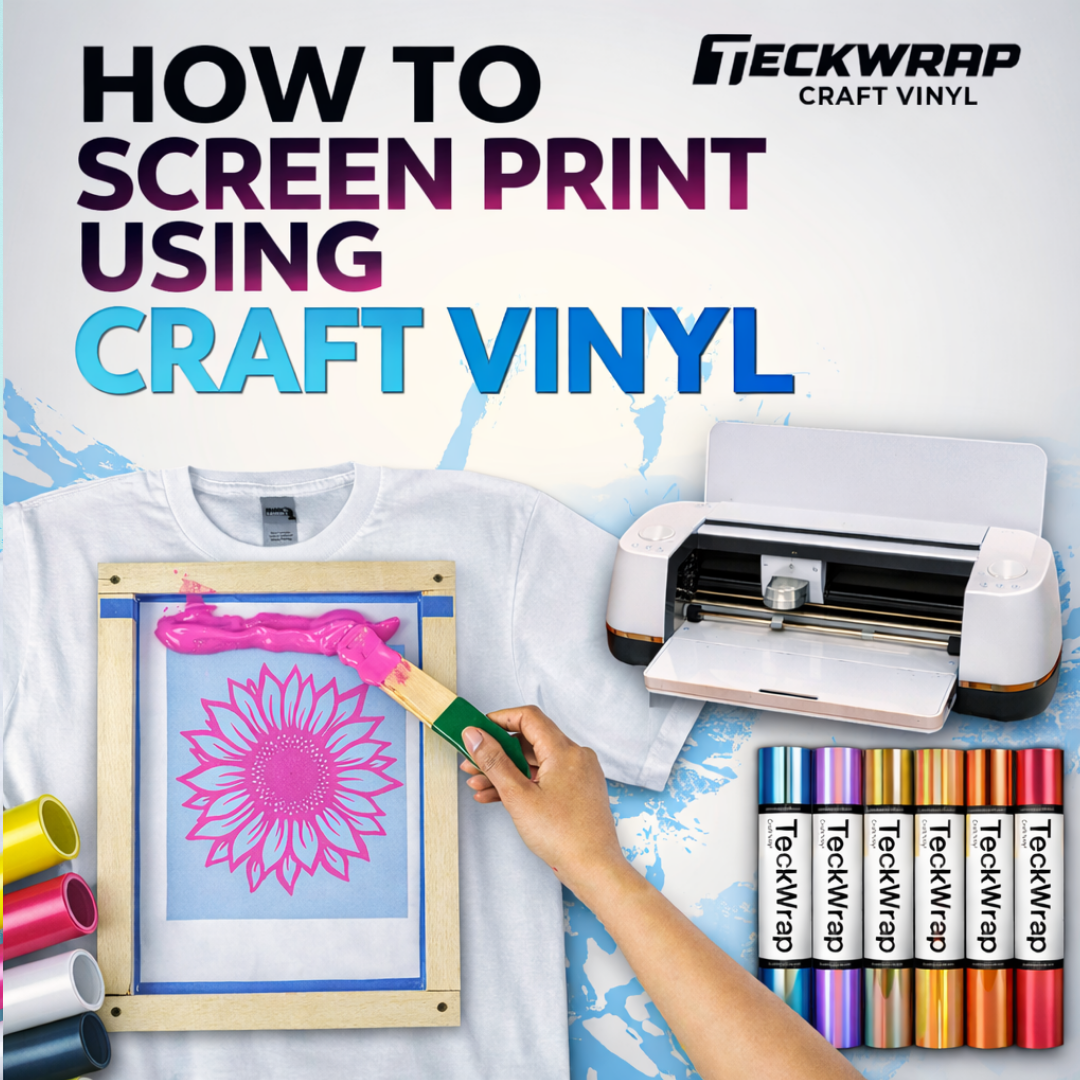 How To Screen Print Using Craft Vinyl Banner