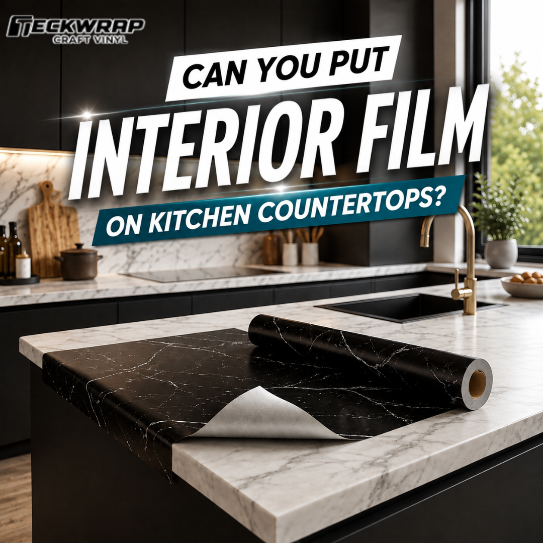 Can You Put Interior Film on Kitchen Countertops? Banner