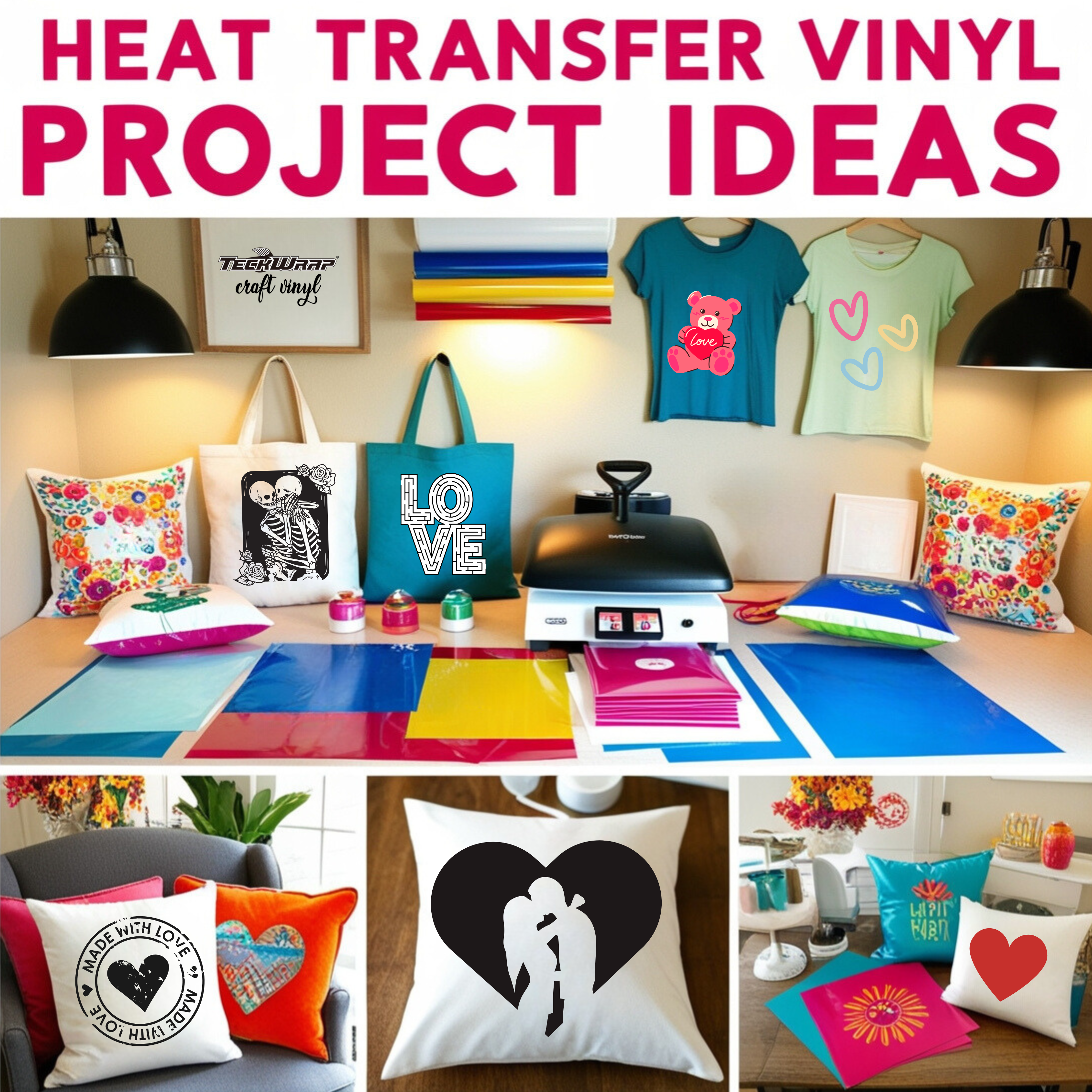 Heat Transfer Vinyl Project Ideas