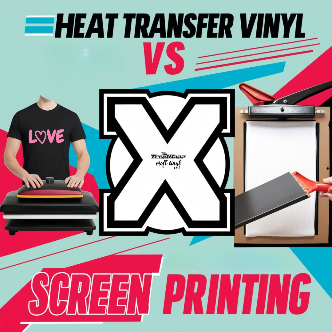 heat transfer viyl vs screen printing