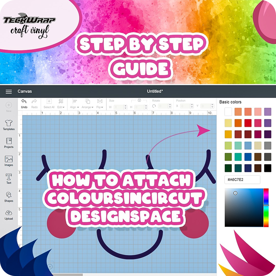 How to attach colors in cricut design space