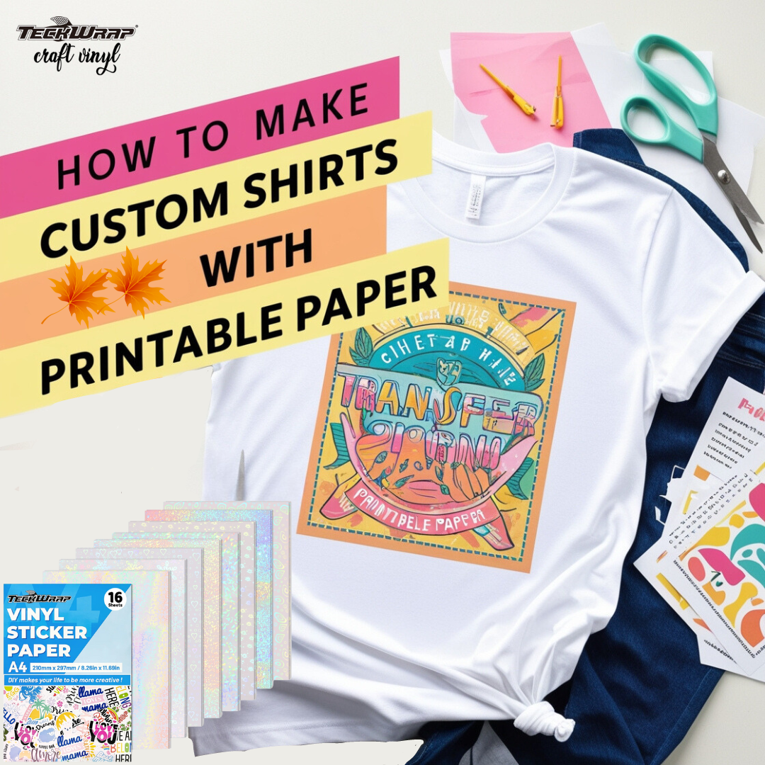 how to make custom shirts with printable paper