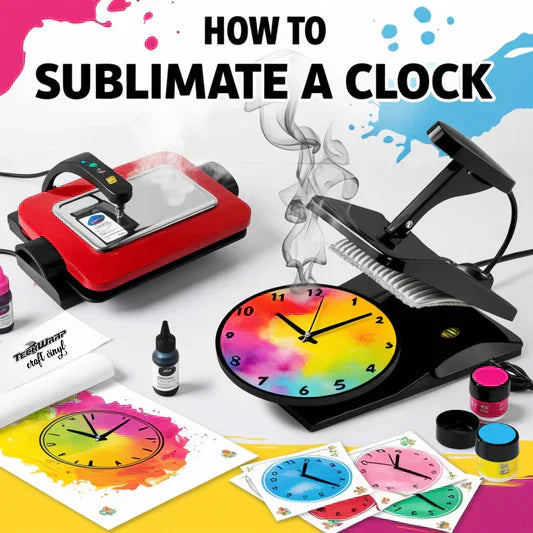 Sublimation Timer How-To Guides | Heat Transfer and Adhesive Vinyls – Page 3 – TeckWrapCraft