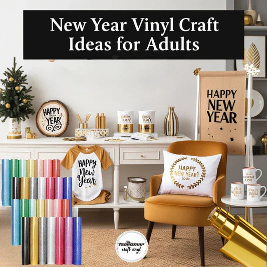 New Year Vinyl Craft Ideas For Adults Banner