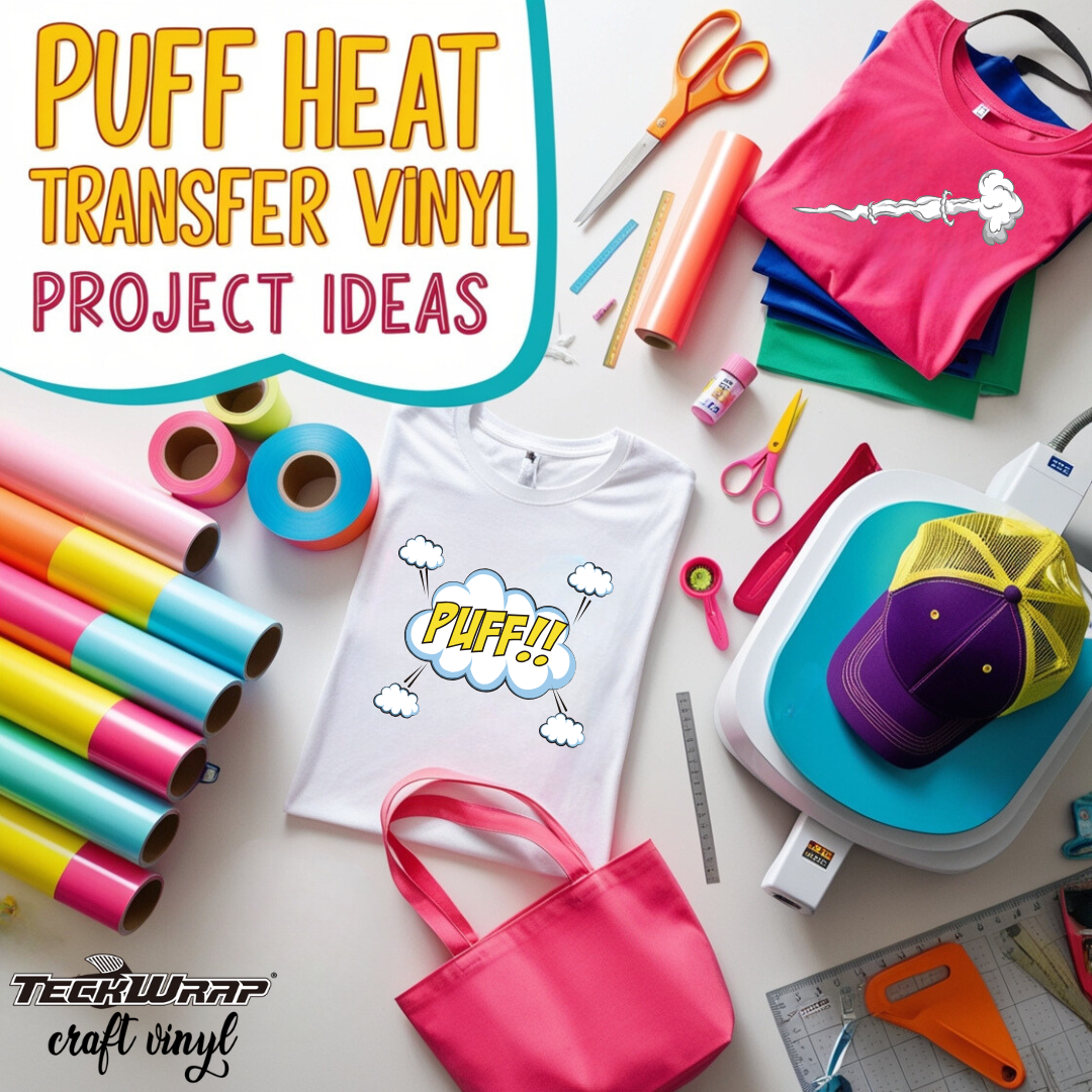 puff heat transfer vinyl project ideas