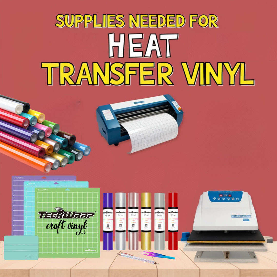 Supplies Needed For Heat Transfer Vinyl