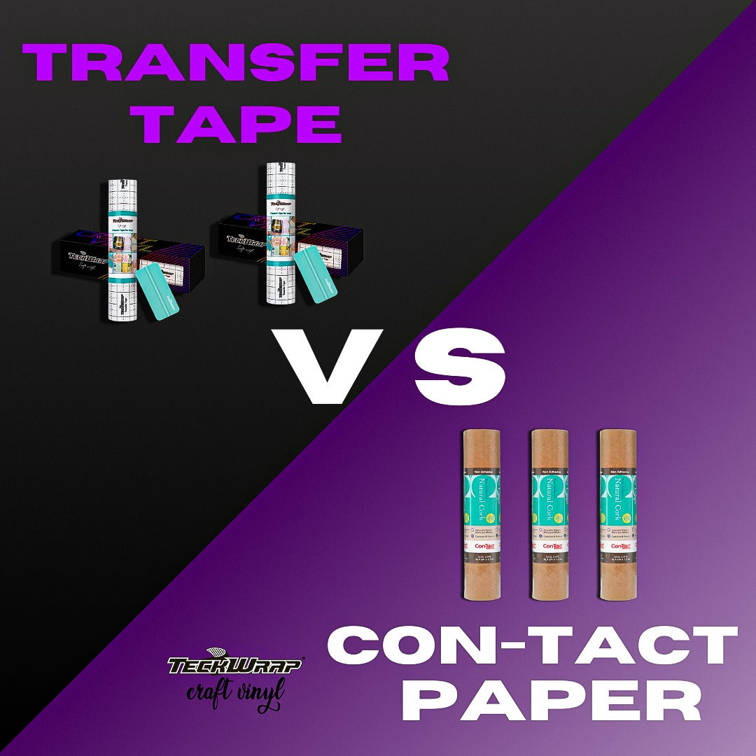 transfer tape vs contact paper