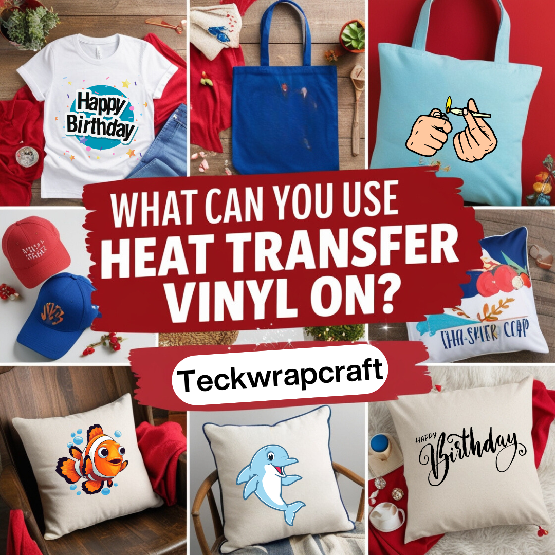 What Can You Use Heat Transfer Vinyl On?