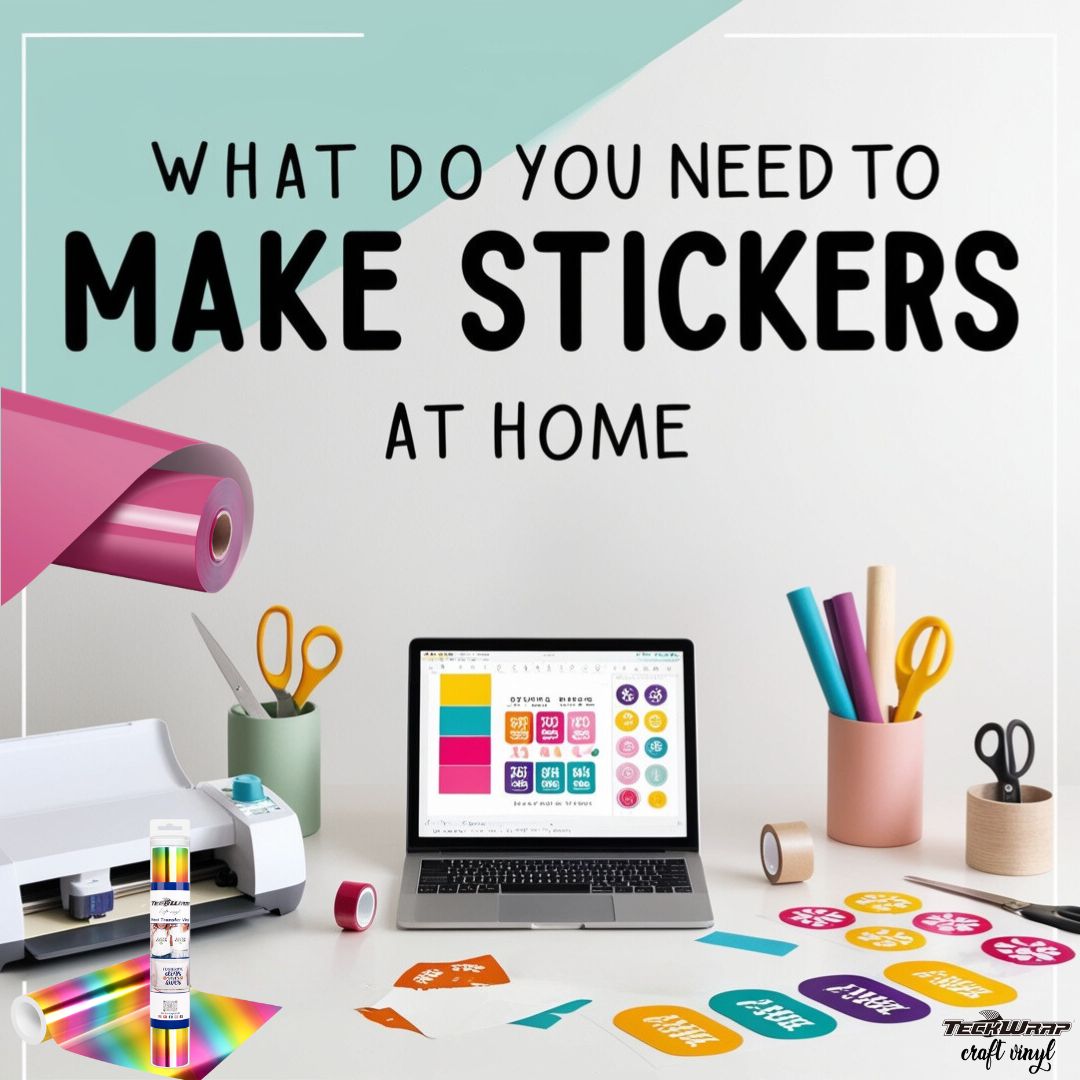 what do you need to make stickers at home