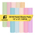 001M  Pastel Sheets Pack