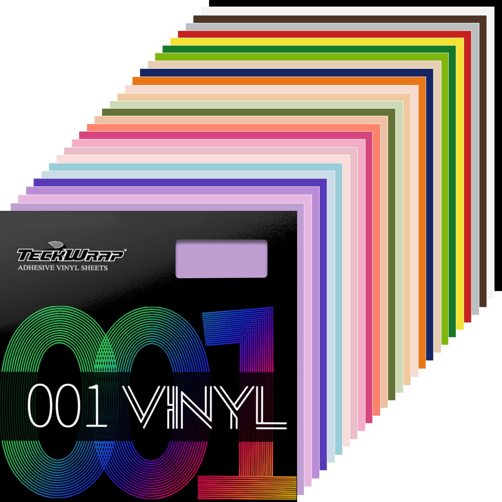 001M Sheets Pack (Matte), Adhesive Vinyl Sheet