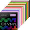 001M Sheets Pack (Matte), Adhesive Vinyl Sheet