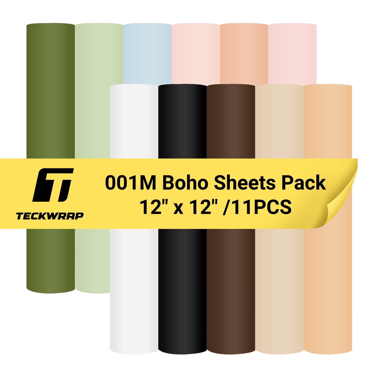 001M Boho Color Sheets Pack (11 PCS)