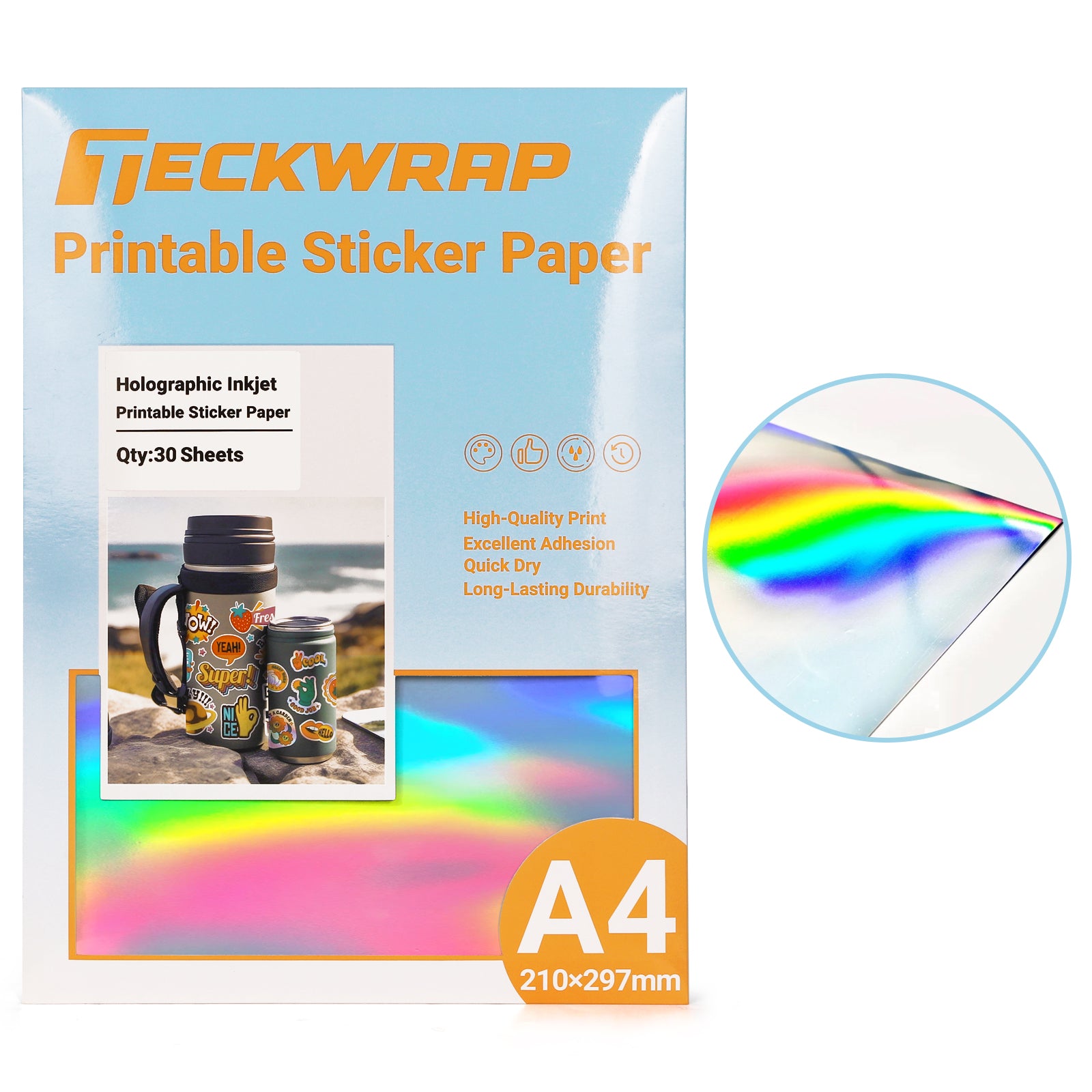Inkjet Printable Sticker Paper 30 Sheets