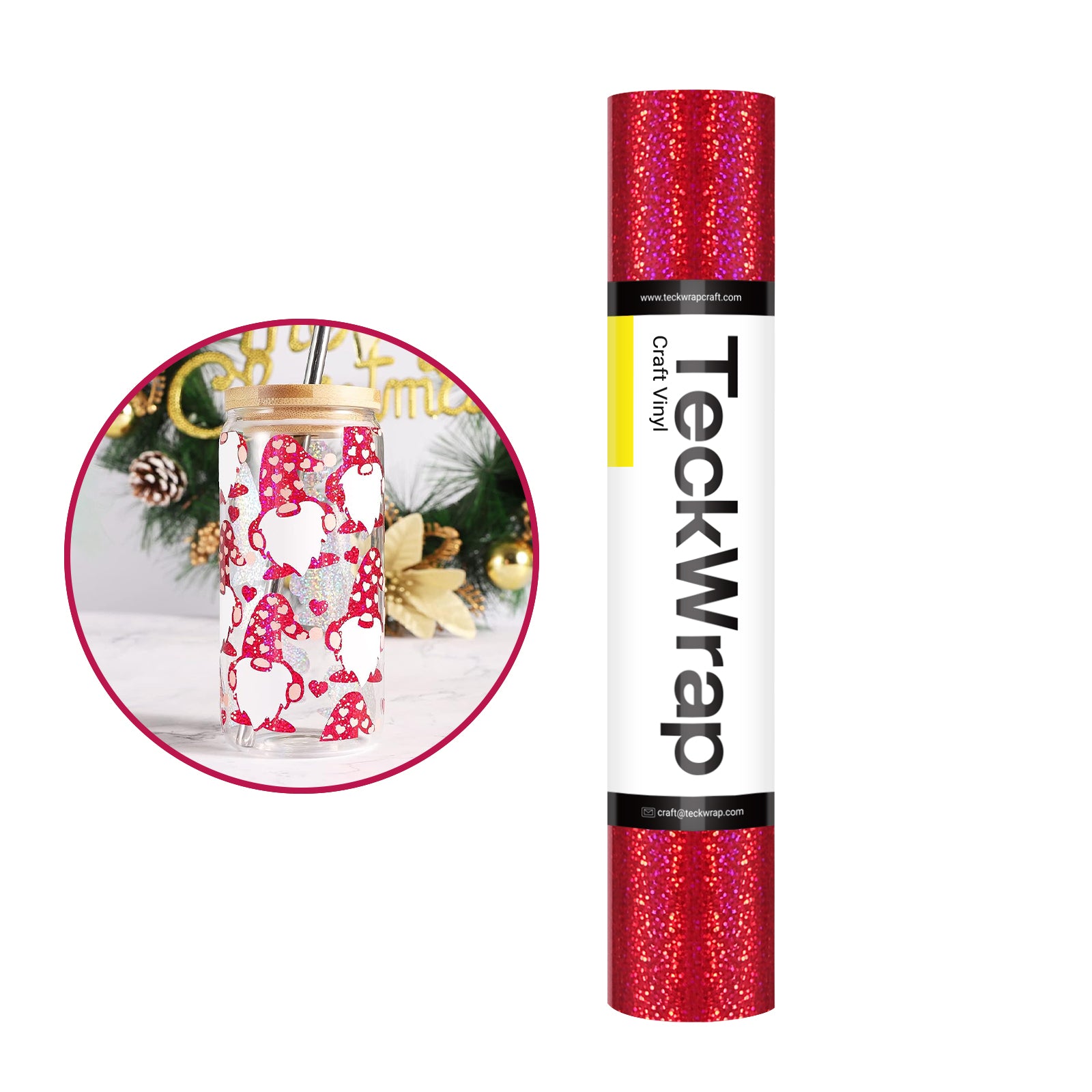 Holographic Sparkle Adhesive Craft Vinyl