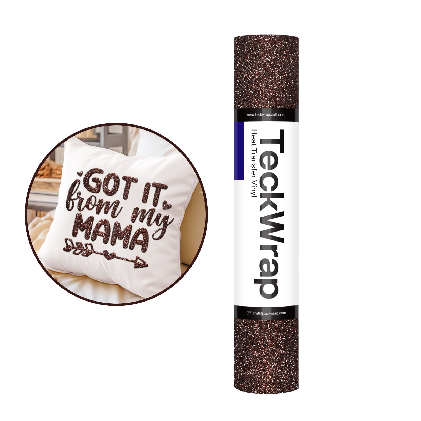 Glitter Puff Heat Transfer Vinyl