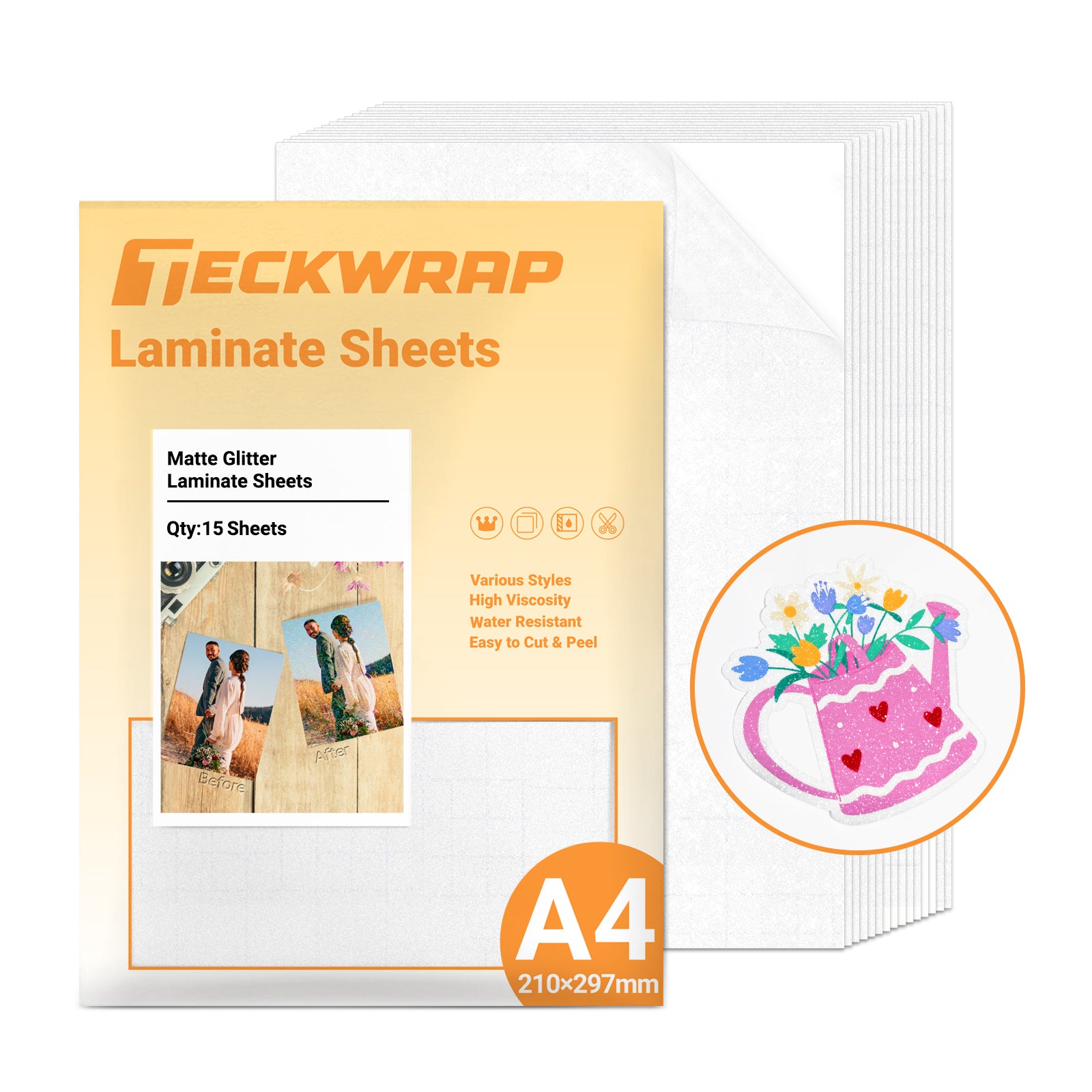 Inkjet Printable Sticker Paper 15 Sheets