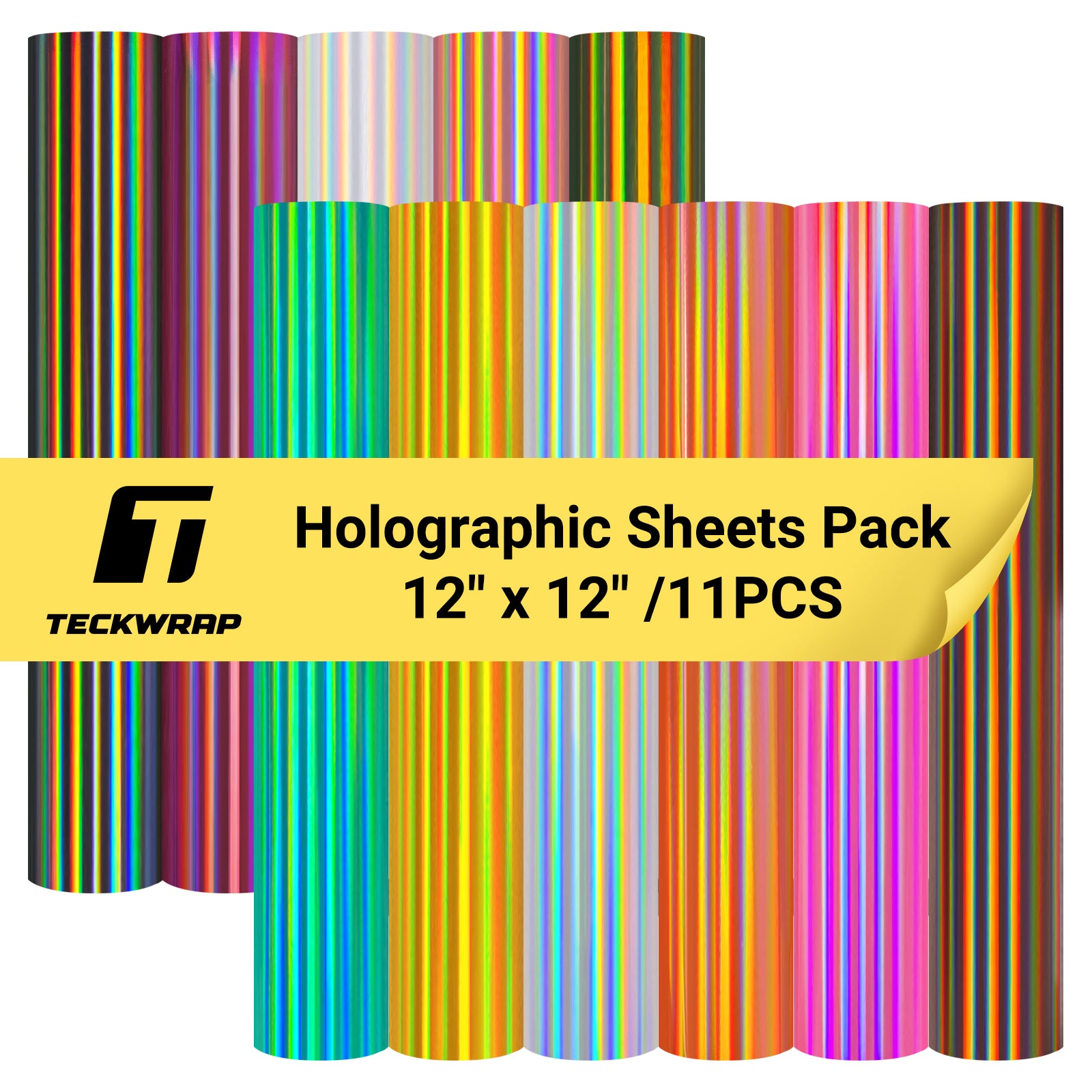 Bubble Free Holographic Sheets Pack